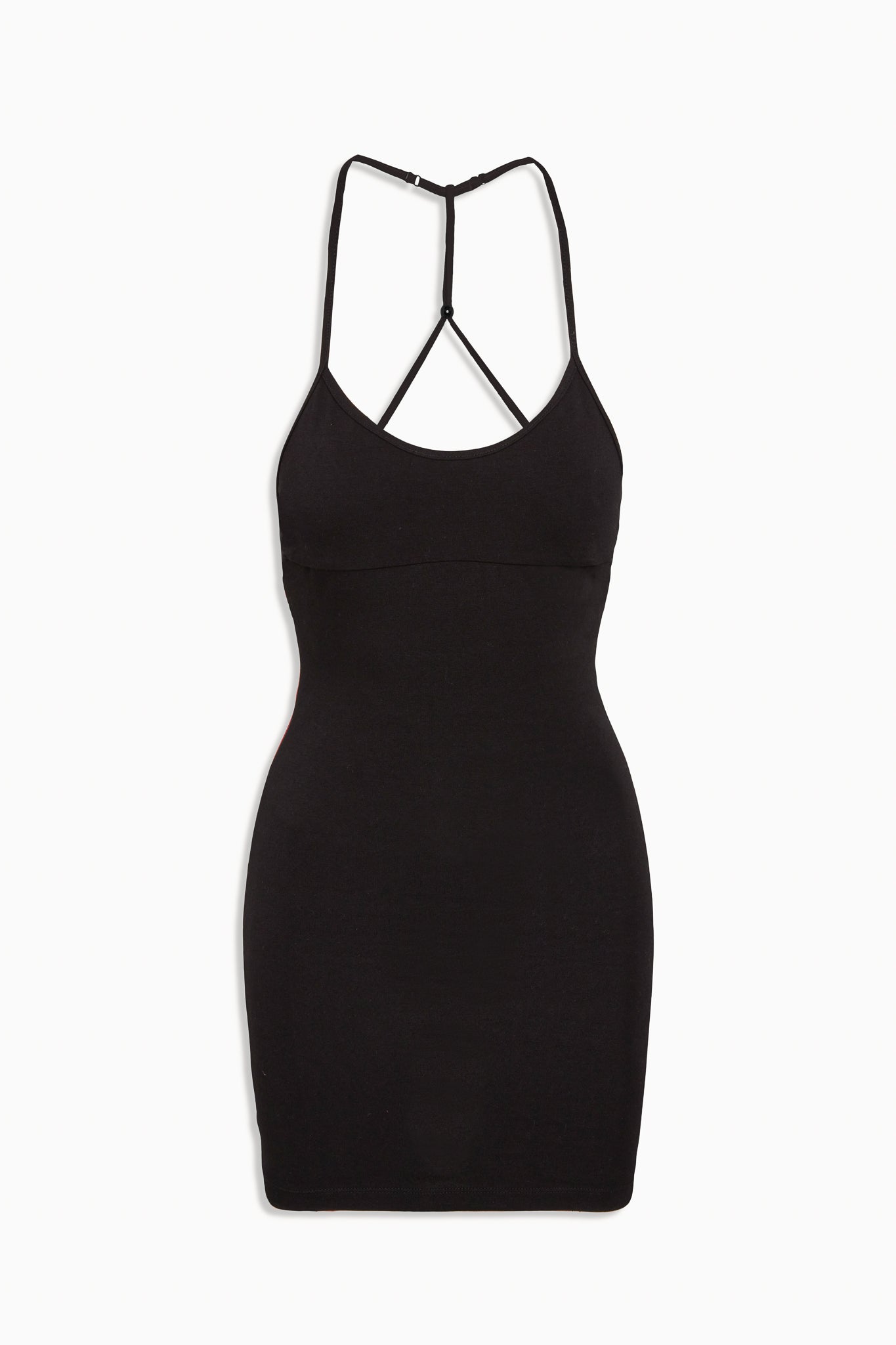 x JENNIE Carla Cotton Mini Dress - Black - Image 3