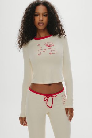 Low Tide Long Sleeve Shirt - Sunrise Shell