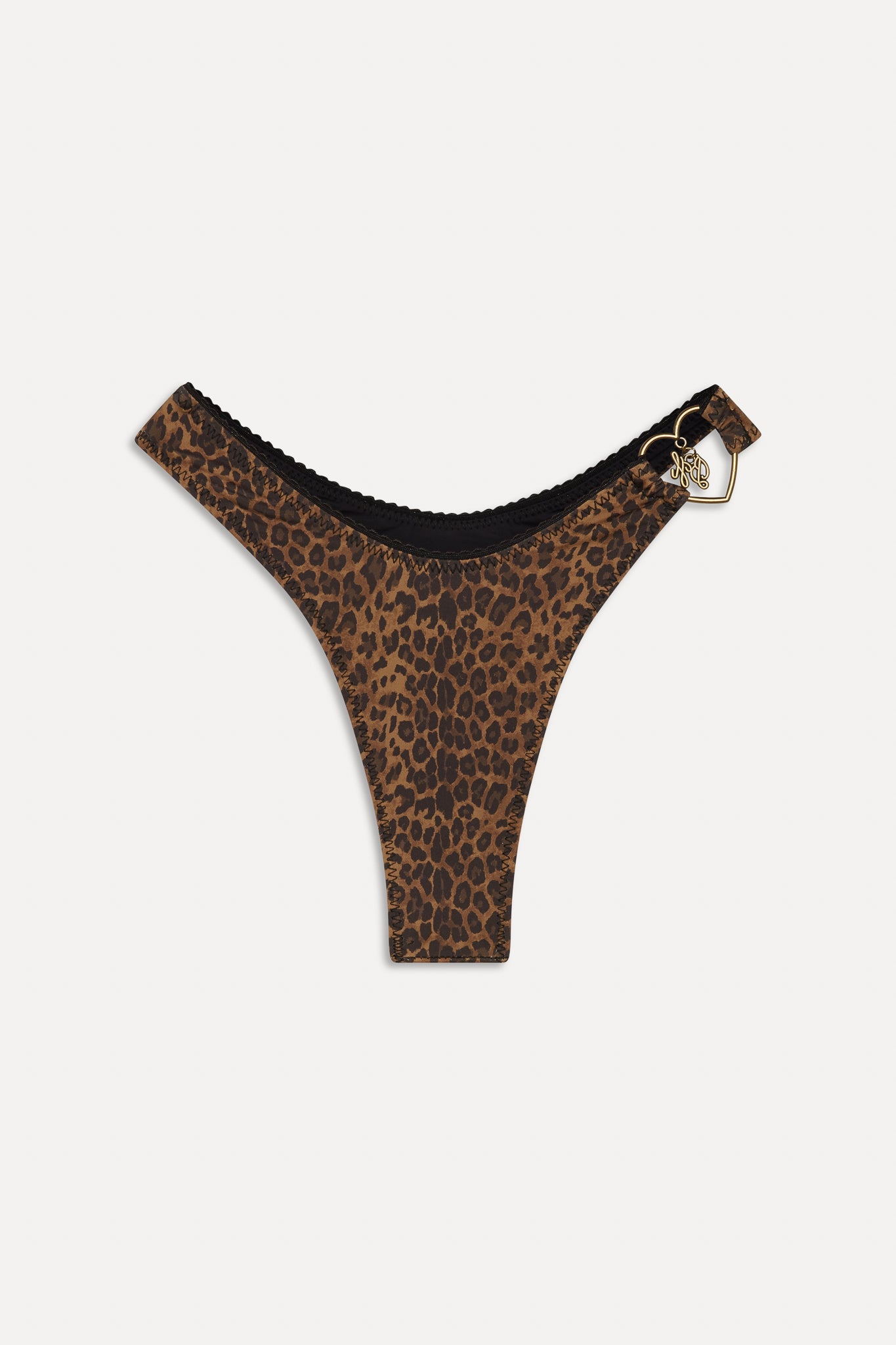 x BELLA HADID Full Moon Bikini Bottom - Lucky Leopard - Image 3